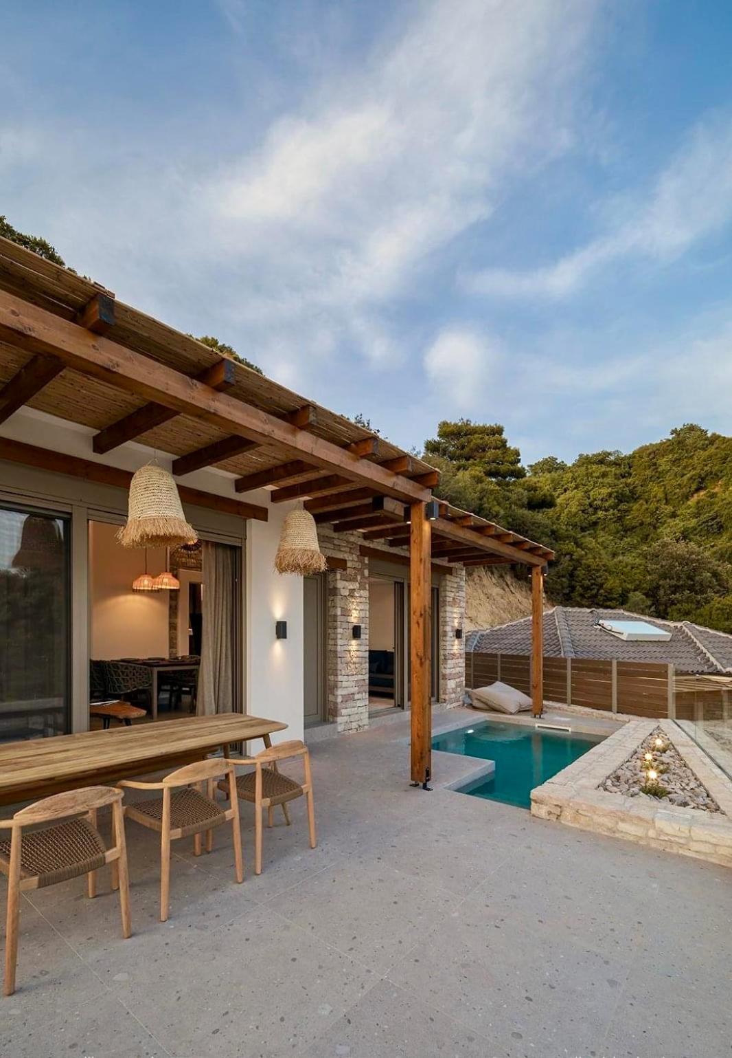 Villa Vrachos Luxury Living Vráchos Exterior foto
